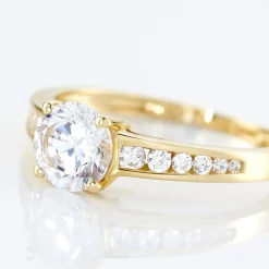 Histoire d'Or Bague Solitaire Tatjana Or Blanc Oxyde De Zirconium Best