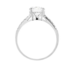 Histoire d'Or Bague Solitaire Terese De Zirconium or blanc oxyde Outlet