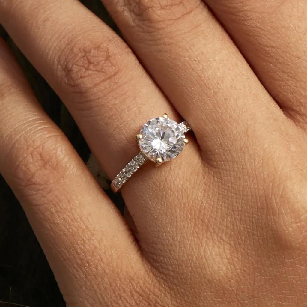 Histoire d'Or Bague Solitaire Terese De Zirconium or jaune oxyde Best