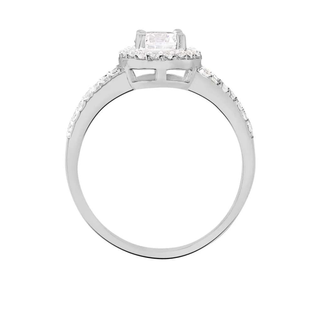 Histoire d'Or Bague Solitaire Titemae Argent Blanc Oxyde De Zirconium Online