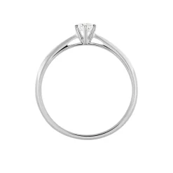 Histoire d'Or Bague Solitaire Veronika Or Blanc Diamant Discount
