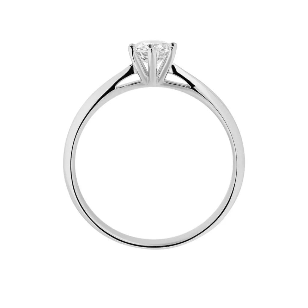 Histoire d'Or Bague Solitaire Veronika Or Blanc Diamant Online