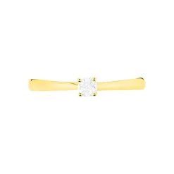 Histoire d'Or Bague Solitaire Victoria Or Jaune Diamant Online