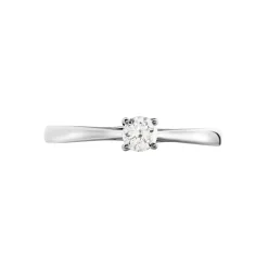 Histoire d'Or Bague Solitaire Victoria Platine Blanc Diamant Clearance