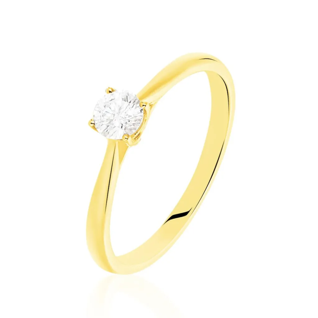 Histoire d'Or Bague Solitaire Victoria Or Jaune Diamant Online