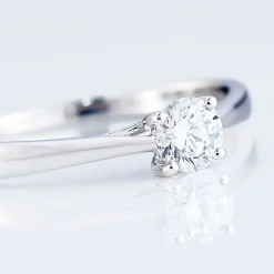 Histoire d'Or Bague Solitaire Victoria Platine Blanc Diamant Online