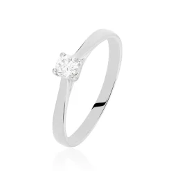 Histoire d'Or Bague Solitaire Victoria or blanc diamant Hot