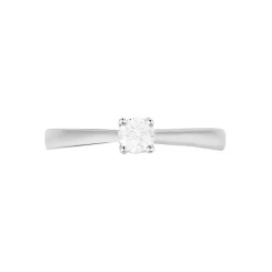 Histoire d'Or Bague Solitaire Victoria or blanc diamant Hot
