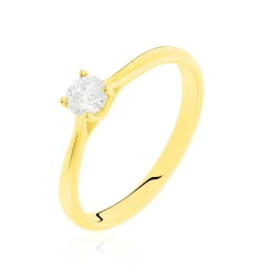 Histoire d'Or Bague Solitaire Victoria Or Jaune Diamant Outlet