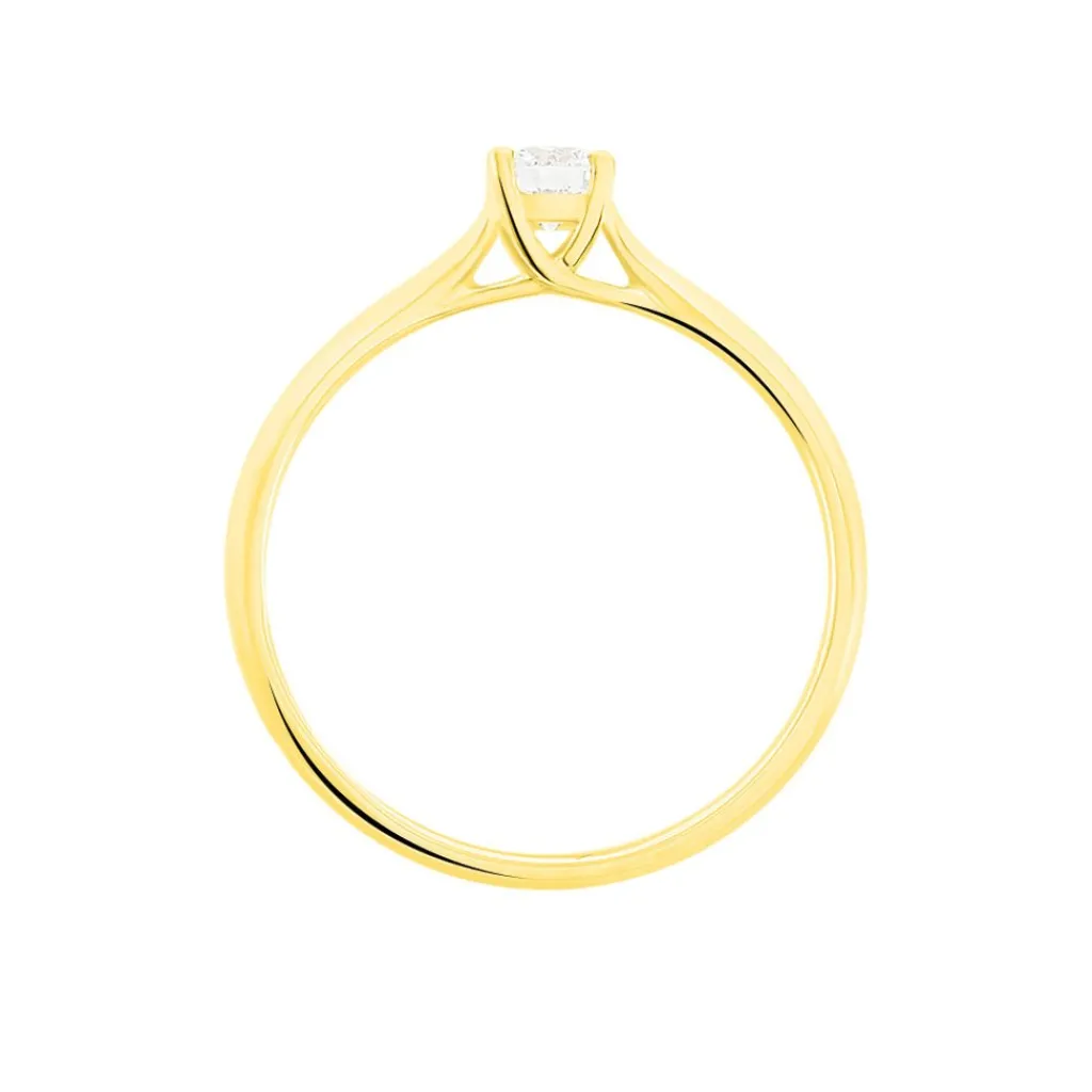Histoire d'Or Bague Solitaire Victoria Or Jaune Diamant Outlet