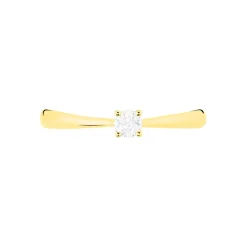 Histoire d'Or Bague Solitaire Victoria Or Jaune Diamant Hot