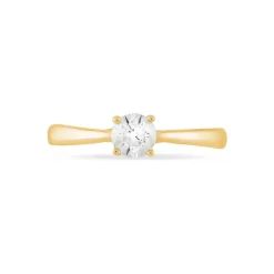 Histoire d'Or Bague Solitaire Victoria Or Jaune Diamant Hot