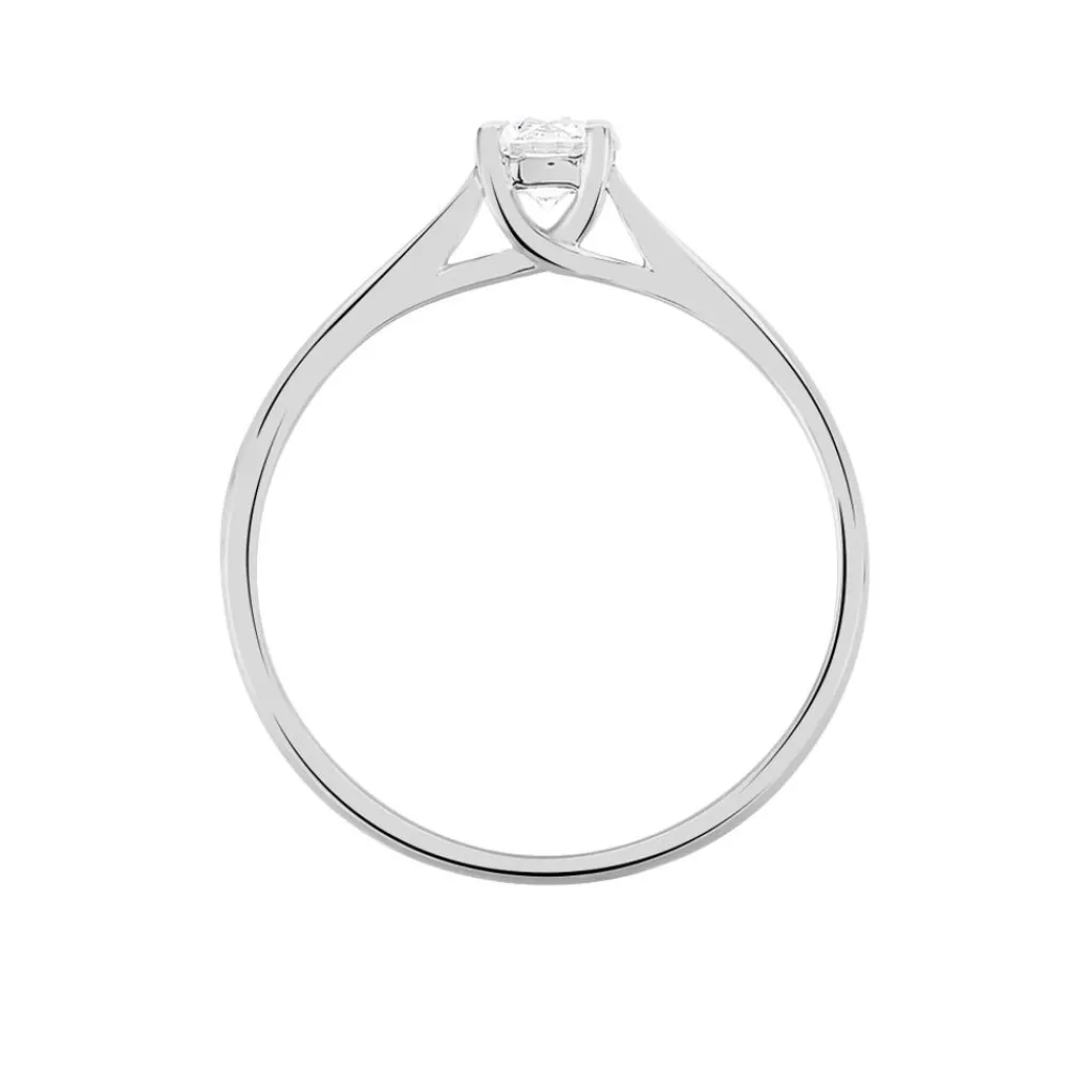 Histoire d'Or Bague Solitaire Victoria Or Blanc Diamant Sale