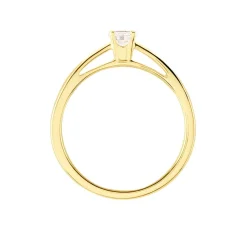 Histoire d'Or Bague Soltaire Iris or jaune diamant Discount