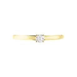 Histoire d'Or Bague Soltaire Iris or jaune diamant Discount