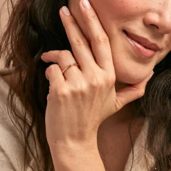 Histoire d'Or Bague Soltaire Iris or jaune diamant Discount