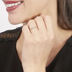 Histoire d'Or Bague Soukayna Or Bicolore Diamant