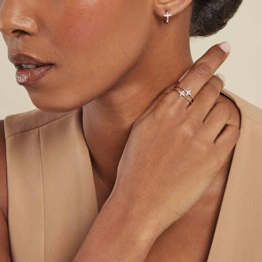 Histoire d'Or Bague Starlight Or Jaune Diamant Discount