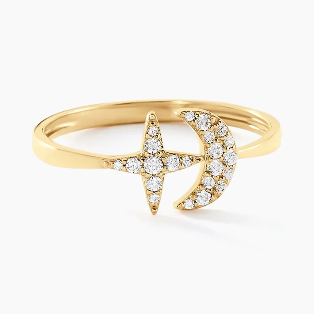 Histoire d'Or Bague Stellar Or Jaune Oxyde De Zirconium Discount