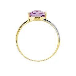 Histoire d'Or Bague Suzana Or Bicolore Amethyste Sale