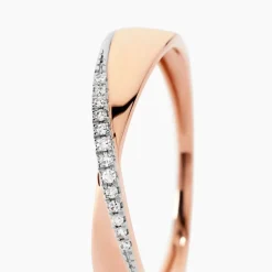 Histoire d'Or Bague Suzie Or Rose Diamant Discount