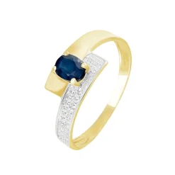 Histoire d'Or Bague Taila Or Jaune Saphir Hot