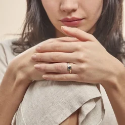 Histoire d'Or Bague Taila Or Jaune Saphir Hot