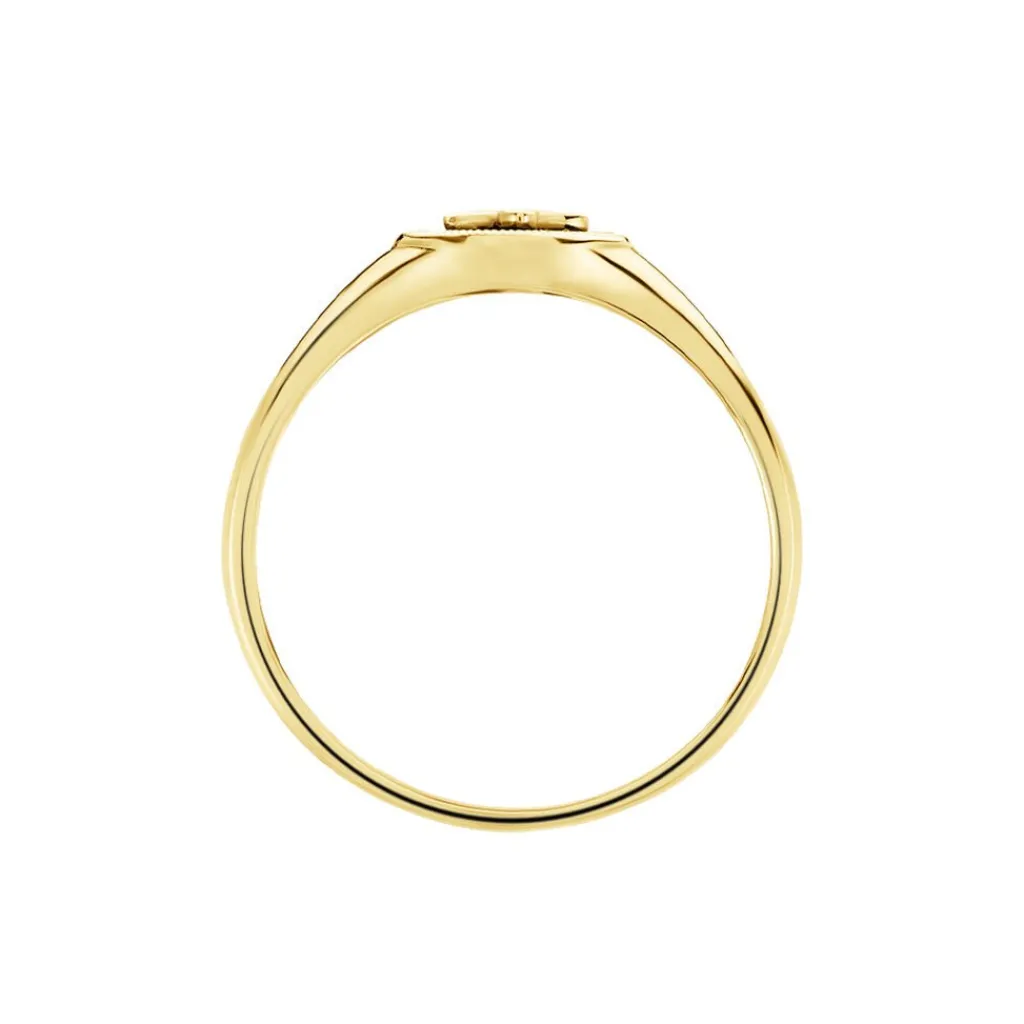 Histoire d'Or Bague Talisman Or Jaune Agate Diamant or jaune agate noir Outlet