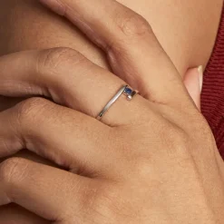 Histoire d'Or Bague Tamyra Or Blanc Saphir Online