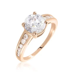 Histoire d'Or Bague Tatjana Or Rose Oxyde De Zirconium Sale