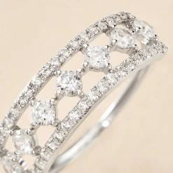 Histoire d'Or Bague The Crown Or Blanc Oxyde De Zirconium Outlet