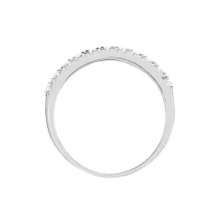 Histoire d'Or Bague The Crown Or Blanc Oxyde De Zirconium