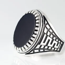 Histoire d'Or Bague Thimeo Argent Blanc Onyx argent blanc onyx noir Discount