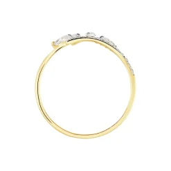 Histoire d'Or Bague Tiara De Zirconium or jaune oxyde