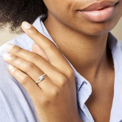 Histoire d'Or Bague Tilla Or Jaune Oxyde De Zirconium Hot