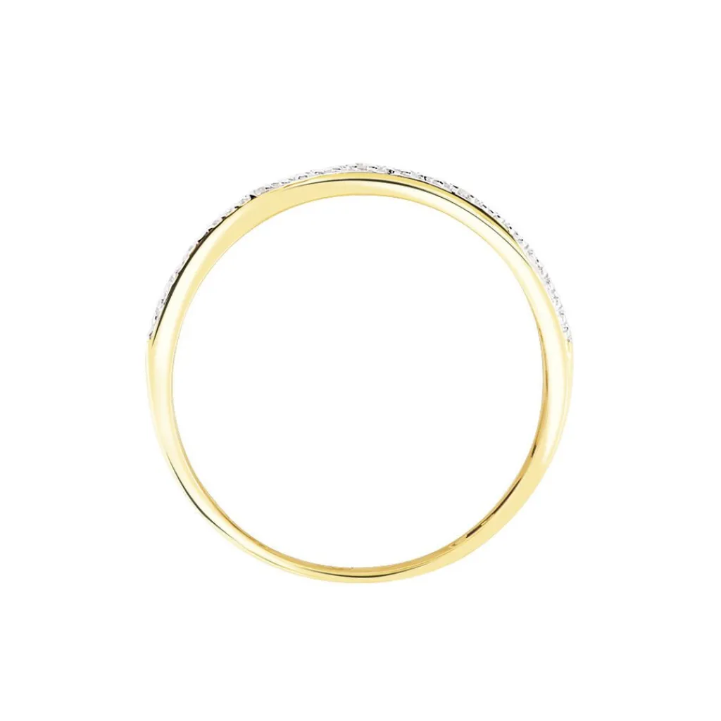 Histoire d'Or Bague Timira or jaune diamant New