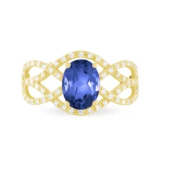 Histoire d'Or Bague Tina Or Jaune Saphir Et Diamant Discount