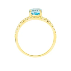 Histoire d'Or Bague Tina Or Jaune Topaze Et Oxyde De Zirconium