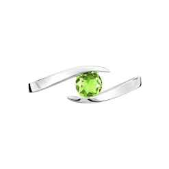 Histoire d'Or Bague Tiphaine Or Blanc Péridot Clearance