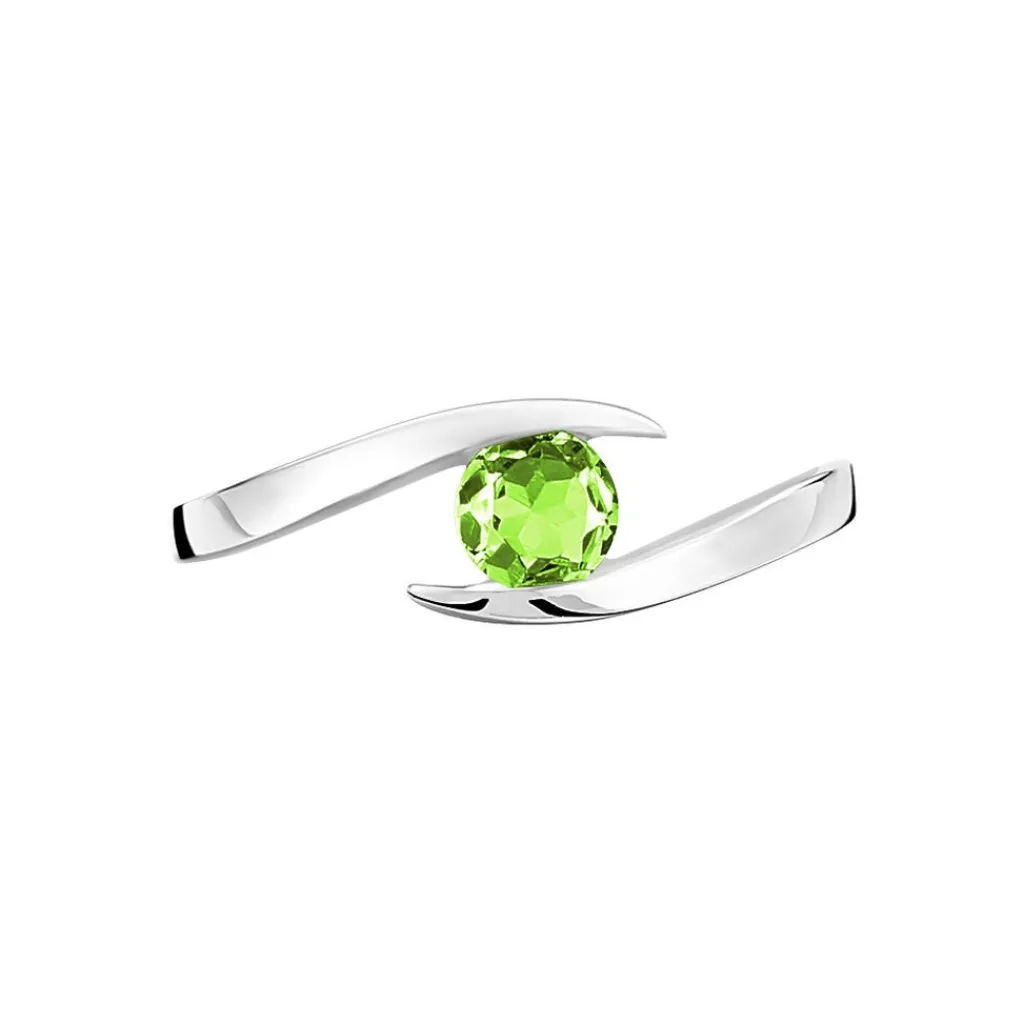 Histoire d'Or Bague Tiphaine Or Blanc Péridot Clearance