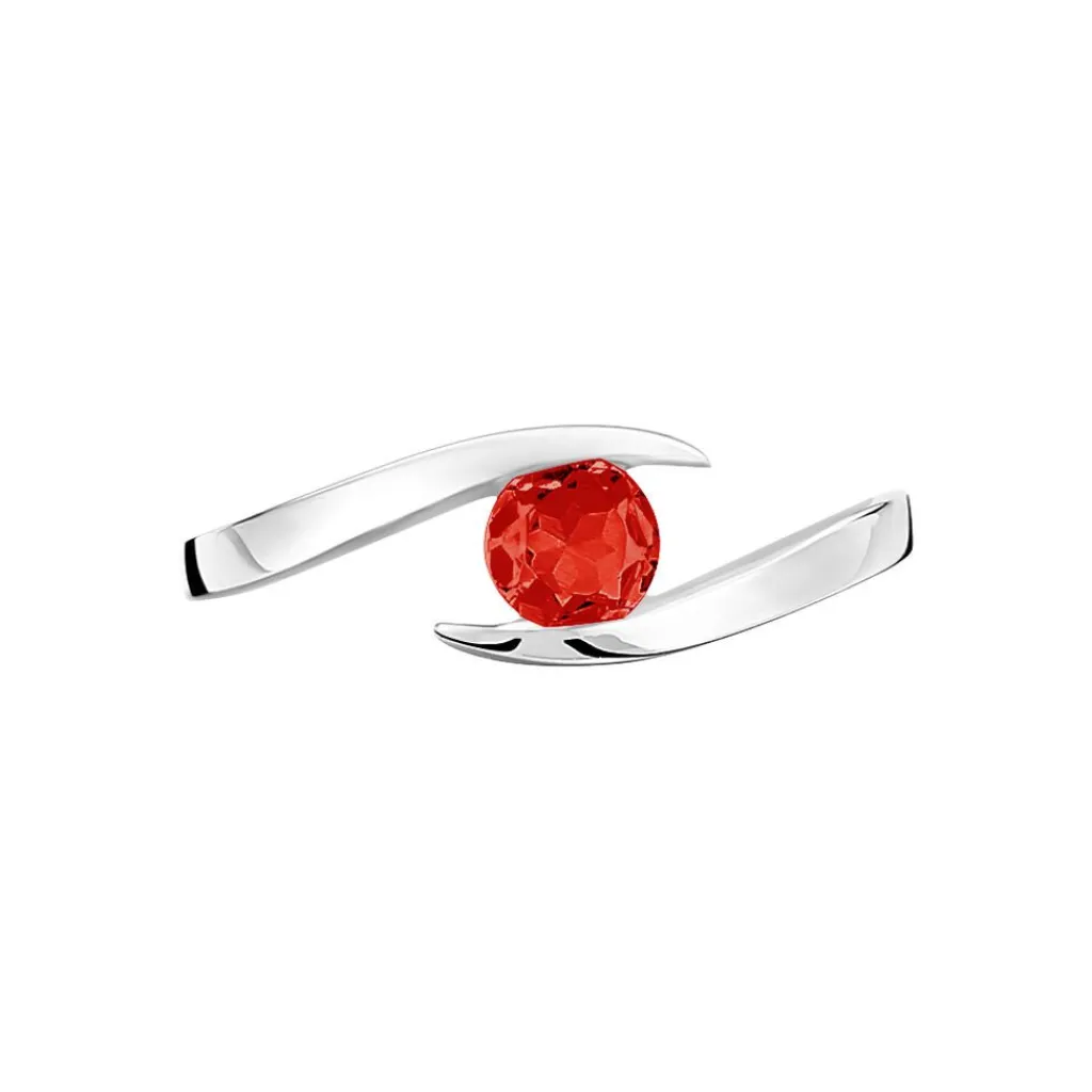 Histoire d'Or Bague Tiphaine Or Blanc Rubis Best