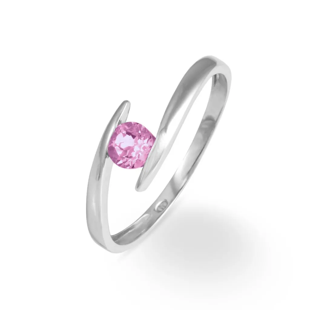 Histoire d'Or Bague Tiphaine Or Blanc Saphir