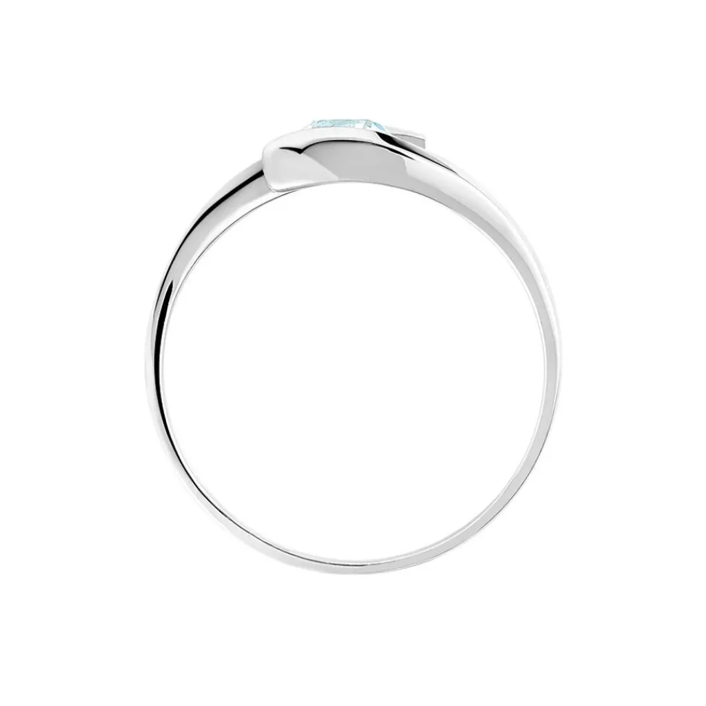 Histoire d'Or Bague Tiphaine Or Blanc Topaze Discount