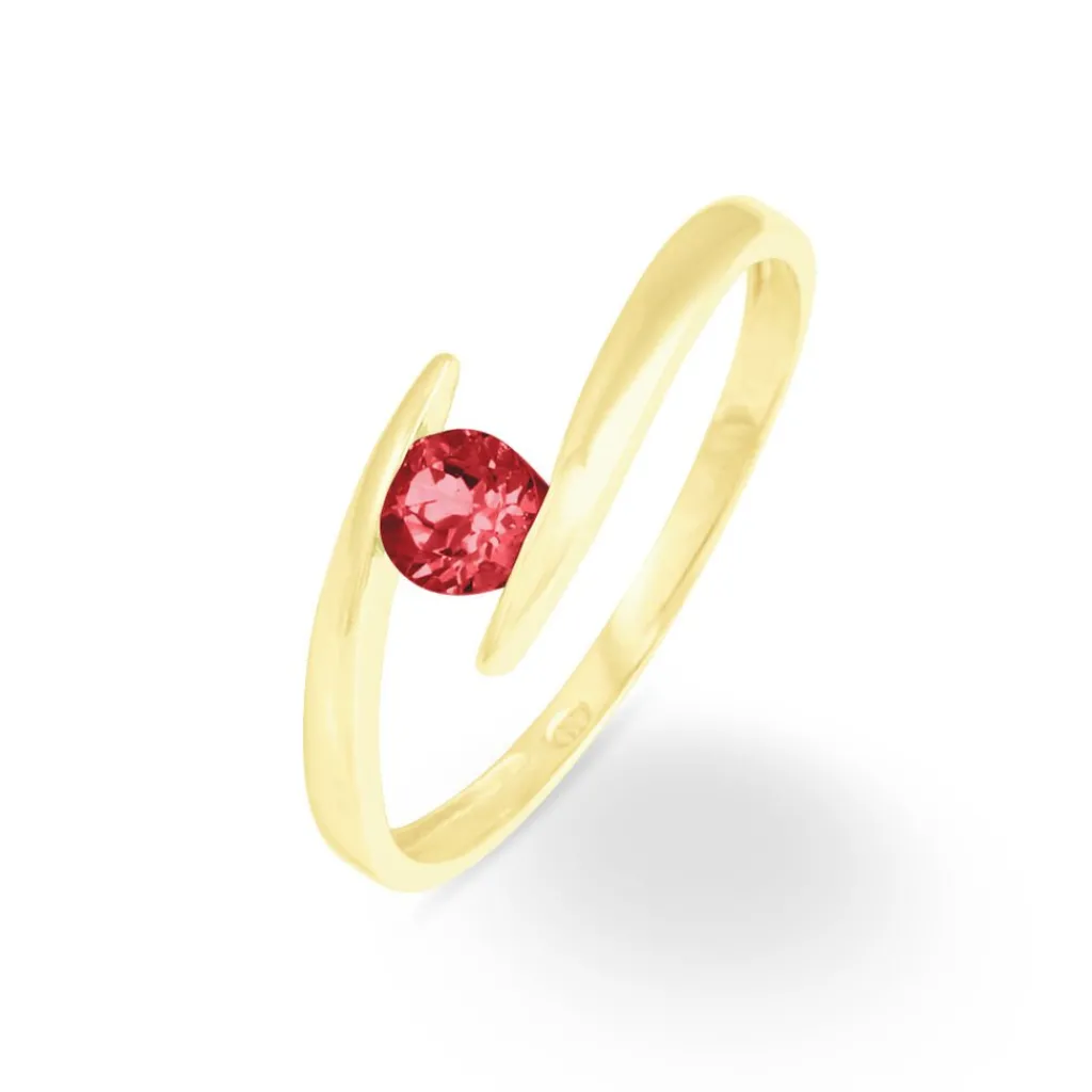 Histoire d'Or Bague Tiphaine Or Jaune Rubis Outlet