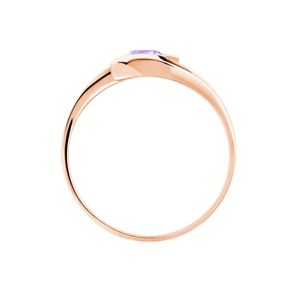 Histoire d'Or Bague Tiphaine Or Rose Amethyste Online