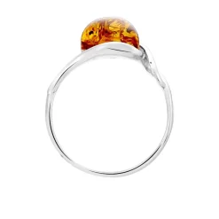 Histoire d'Or Bague Titziana Argent Blanc Ambre Best