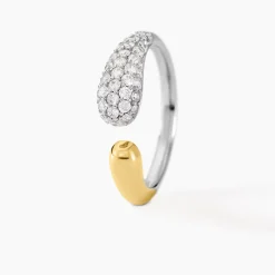 Histoire d'Or Bague Tiwa De Zirconium argent bicolore oxyde Online