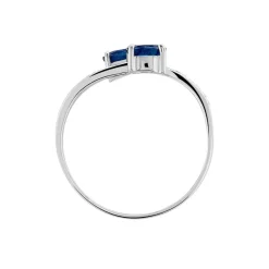 Histoire d'Or Bague Toi Et Moi Or Blanc Saphir Et Diamant Hot