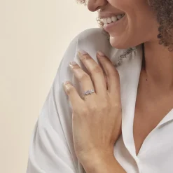 Histoire d'Or Bague Tokyo Or Blanc Oxyde De Zirconium Discount