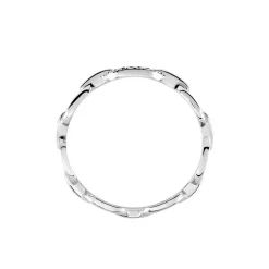 Histoire d'Or Bague Trait D'union Argent Blanc Oxyde De Zirconium